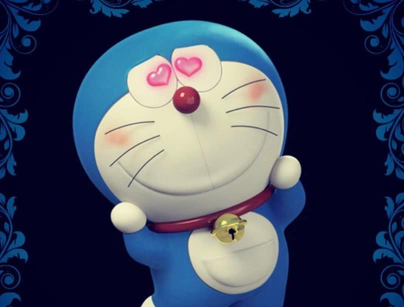 Wallpaper Doraemon Warna Hitam - Bakaninime