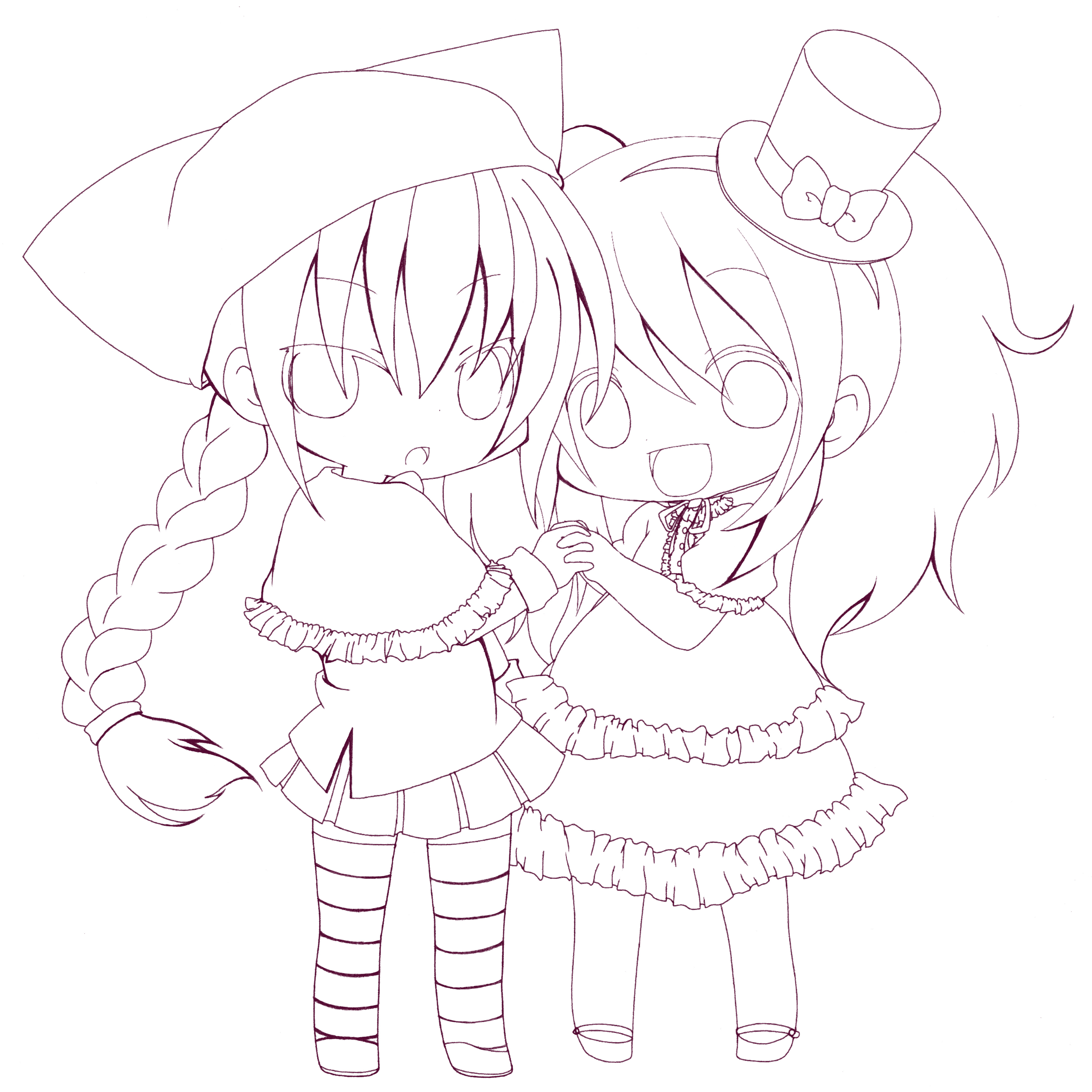 Bestpixtajpyus2 コピック アニメ 塗り絵 女の子