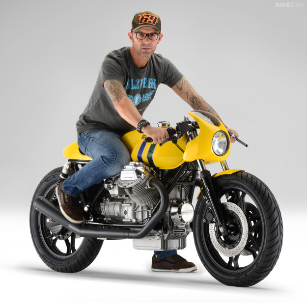 Moto Guzzi Ayrton Senna 20th Anniversary tribute motorcycle by Marcus Walz.