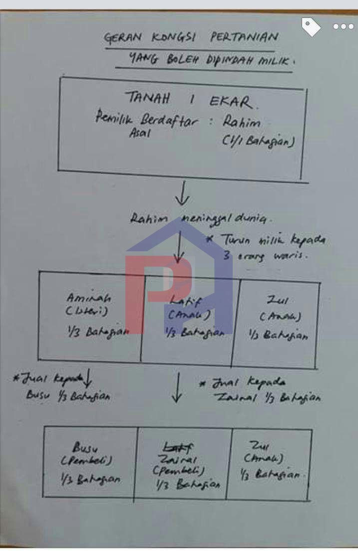 Pembeli bukanlah penama berdaftar di dalam geran tersebut. Boleh Ke Beli Tanah Geran Kongsi Panglima Hartanah