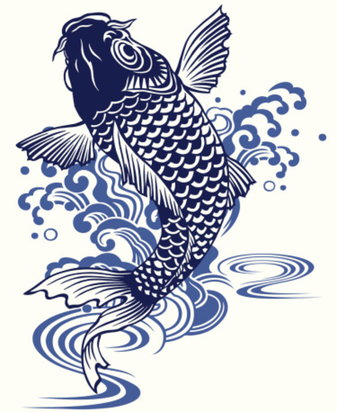 最新のhd昇り 鯉 イラスト かっこいい 動物ゾーン