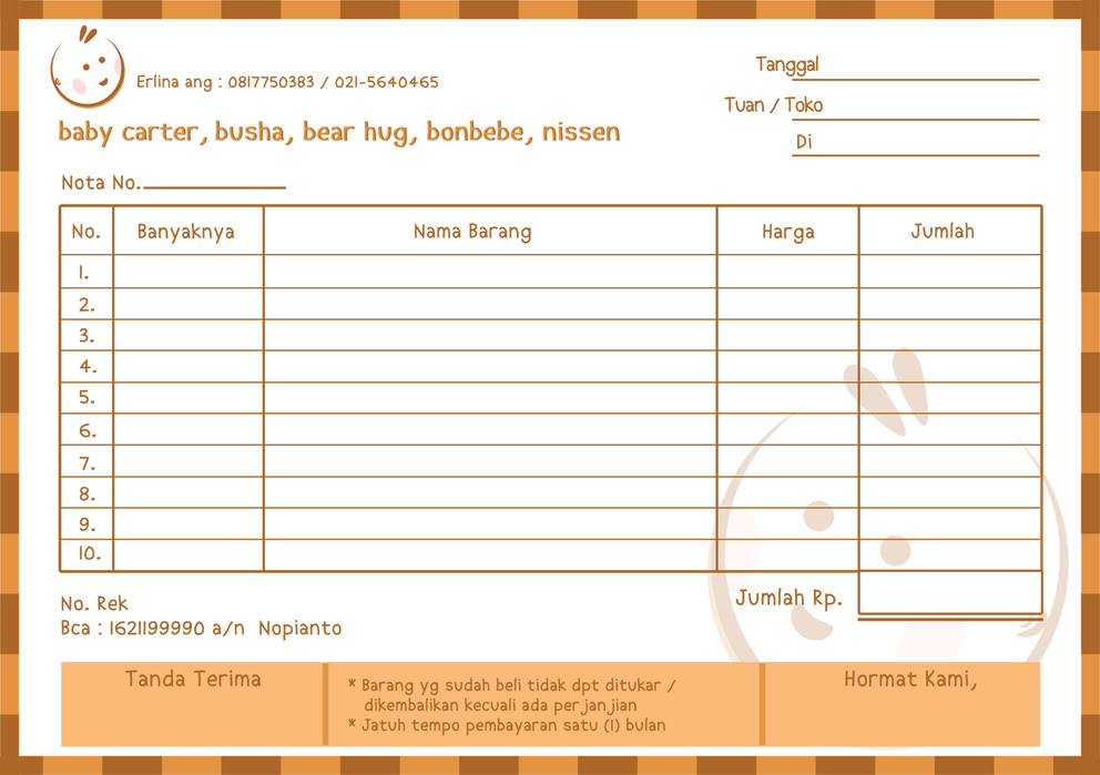 Contoh Faktur Pajak Retur - Contoh Bee