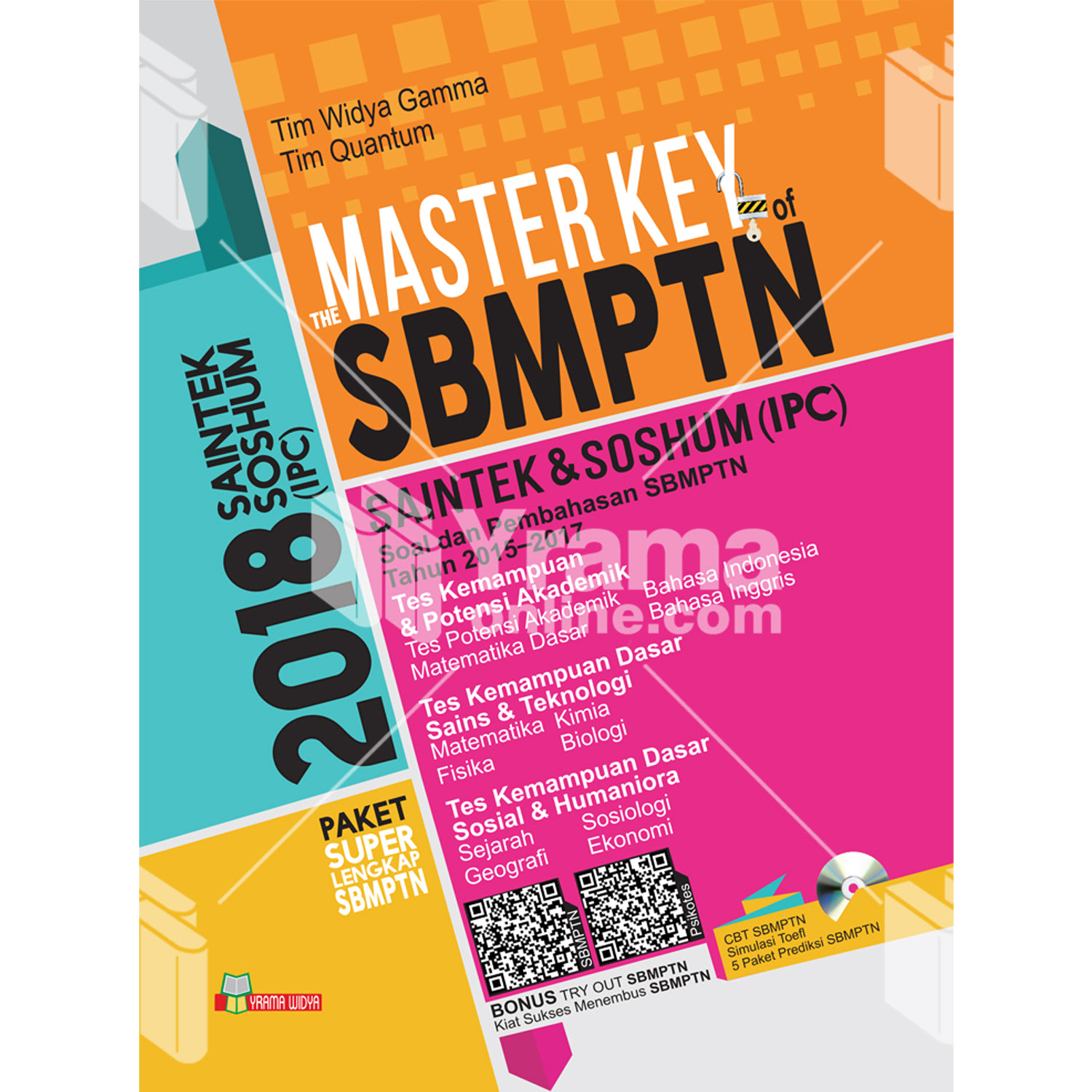 Buku Master Key Sbmptn Saintek Dan Soshum Ipc 2018