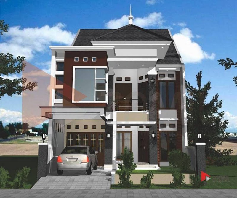 Inspirasi Gambar Rumah Bertingkat Type 72, Gambar Rumah