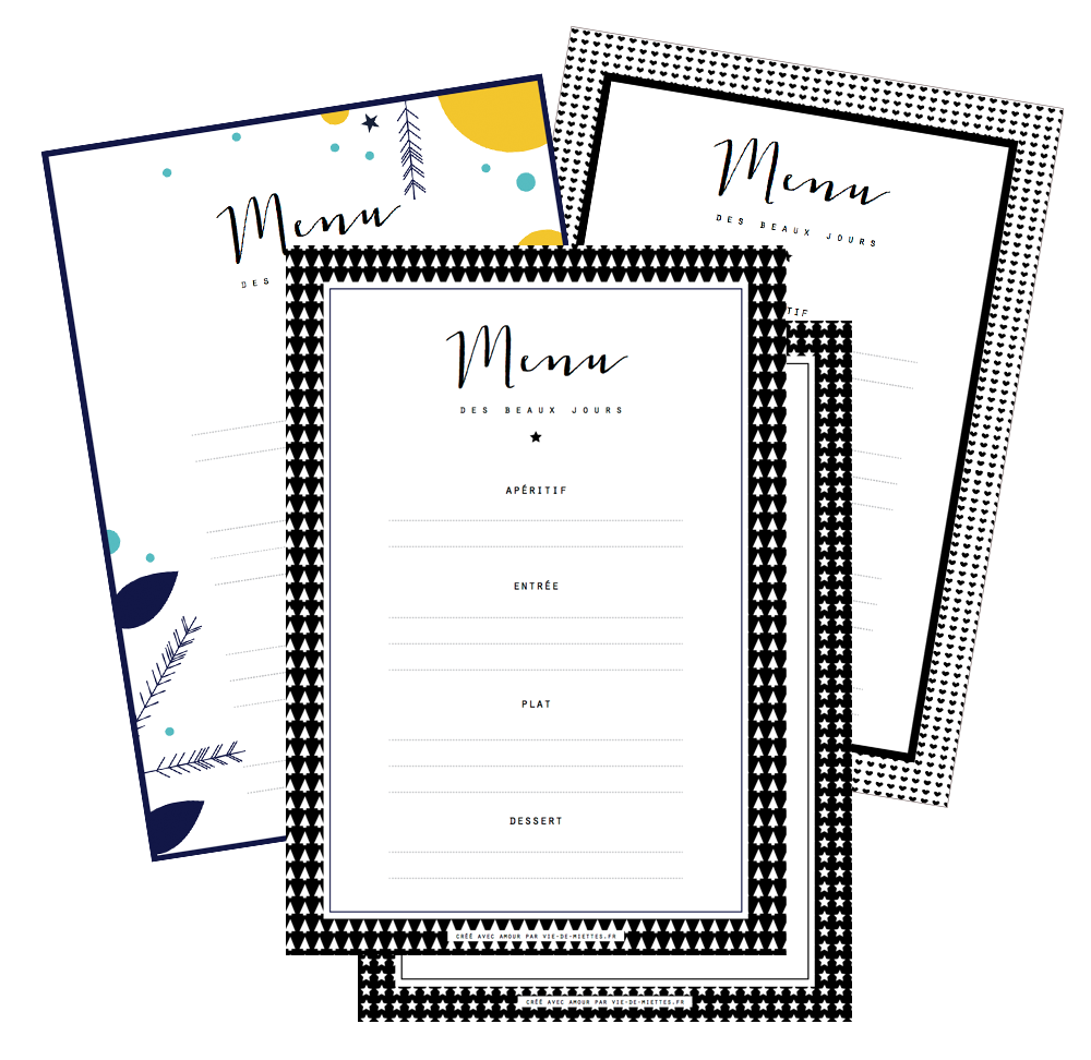 I would like to know how i can add images to the main menu in the venture theme. Les Menus De Noel A Completer Et Imprimer Vie De Miettes