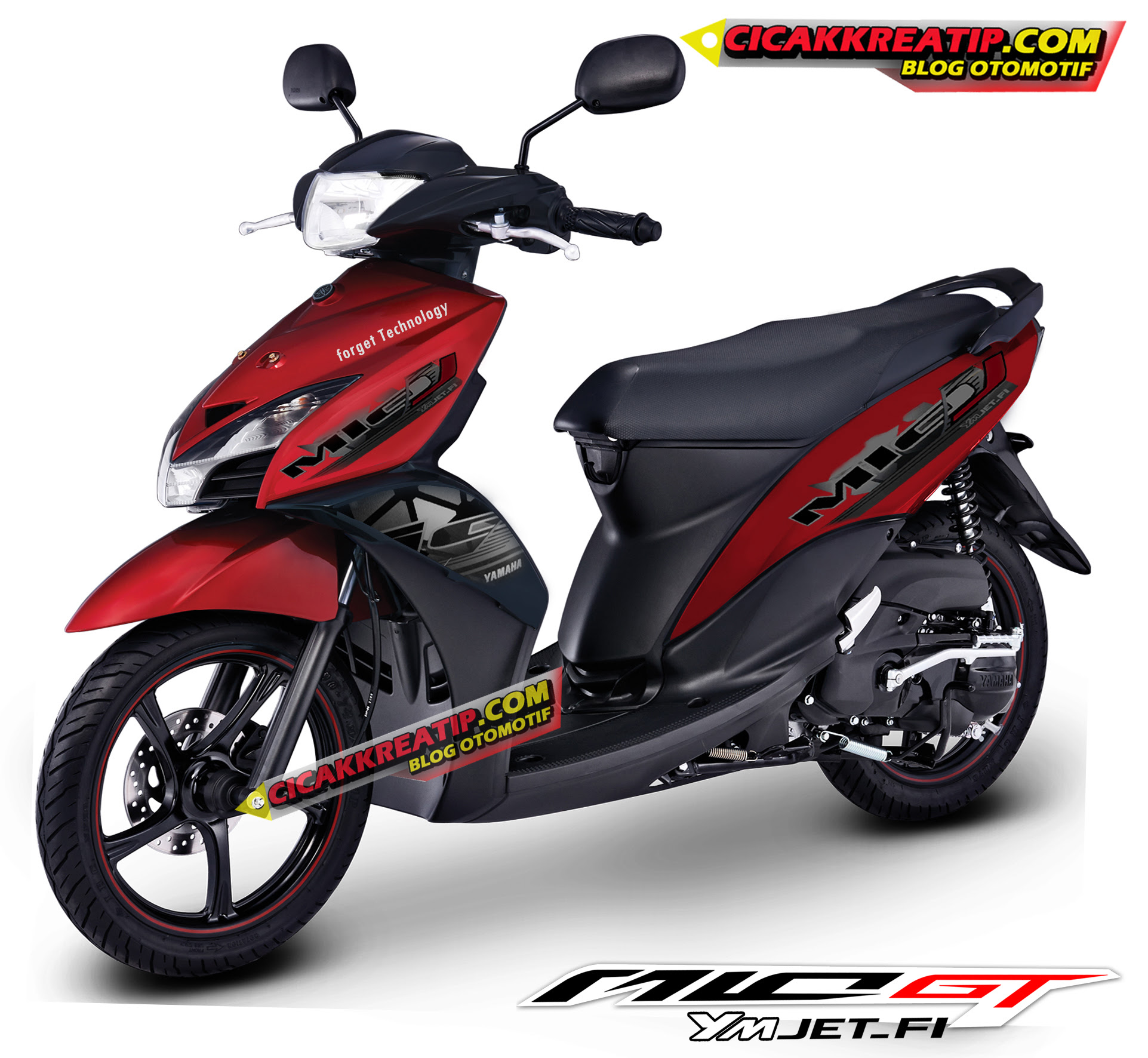 Modif Striping Dan Warna Mio GT Versi New Striping 2014 Yang