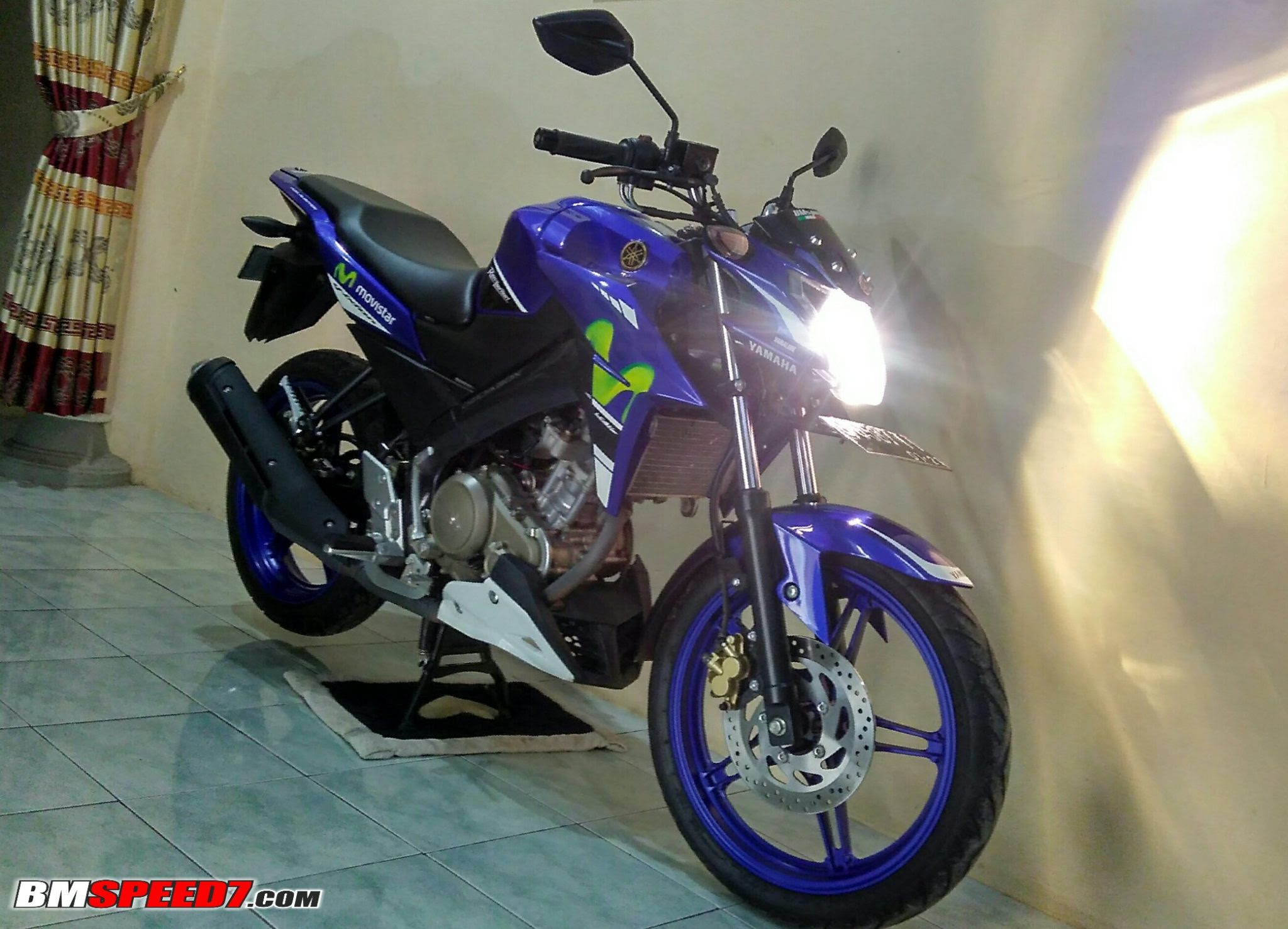 Modifikasi Yamaha New Vixion Movistar Terkeren Motor Glugu