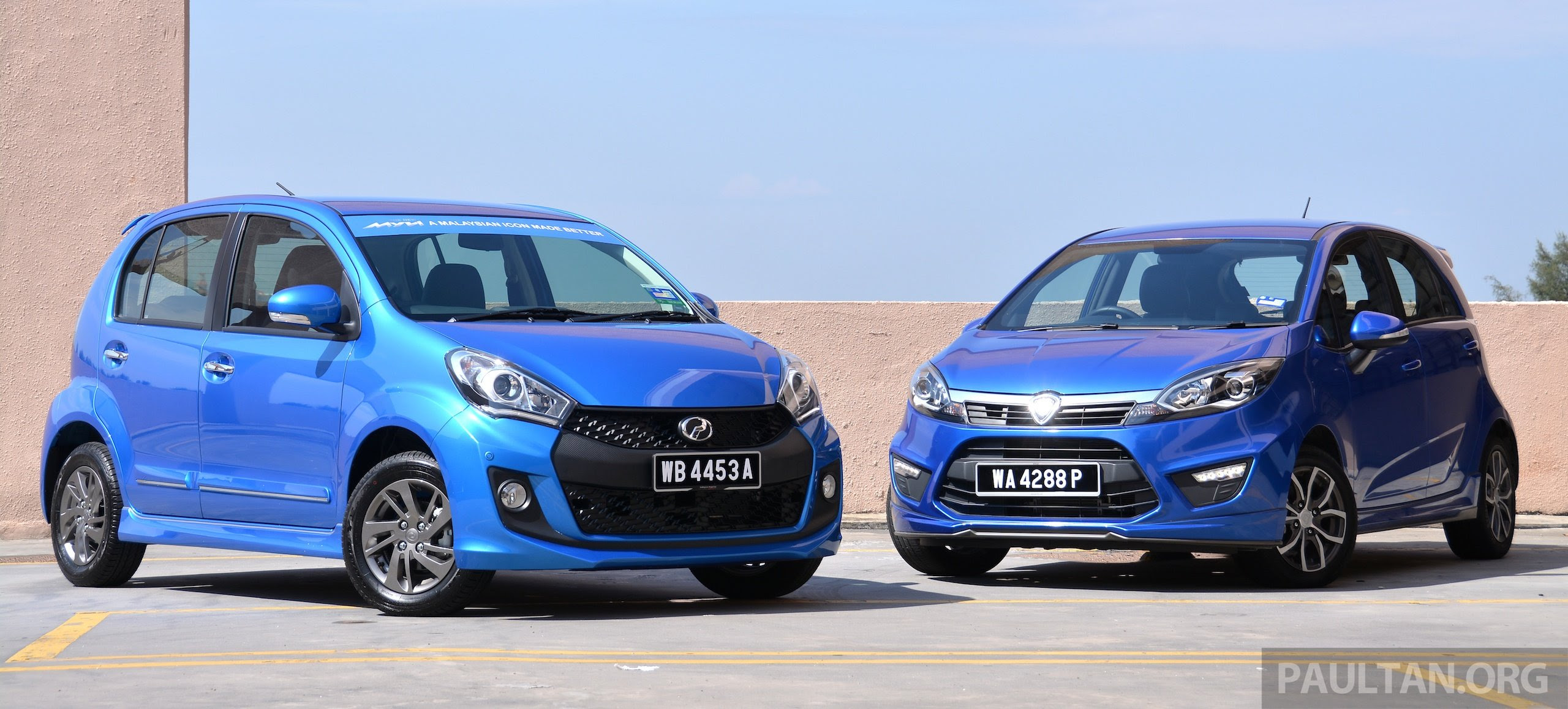 Perodua Axia Vs Proton Iriz - Hallowev