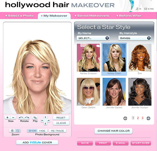 Best Photo of Try Different Hairstyles Online  Natural 