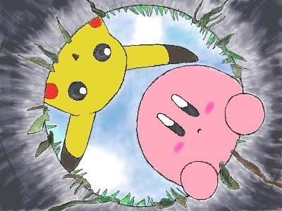 画像をダウンロード カービィ ピカチュウ イラスト かわいい デスクトップ 壁紙 シンプル