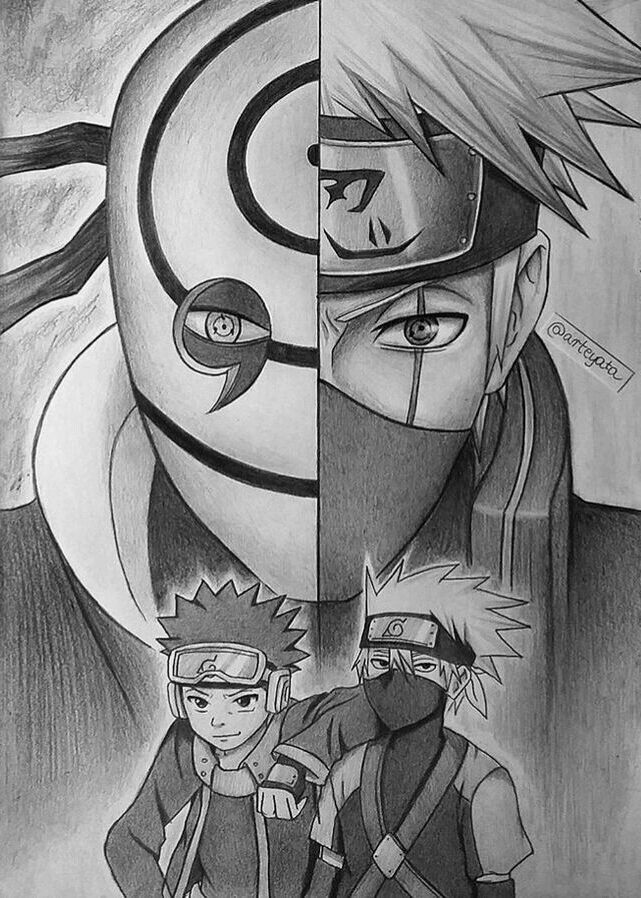 Anime Naruto Drawing Drawing For Kids Adult