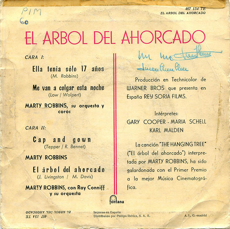 Los hechos tuvieron lugar cerca de las 16:45 horas de este viernes cuando un joven de 17 años de edad presuntamente al resistirse a un robo dentro del establecimiento con razón social. 45cat Marty Robbins Ella Tenia Solo 17 Anos Me Van A Colgar Esta Noche Fontana Spain 467 154 Te