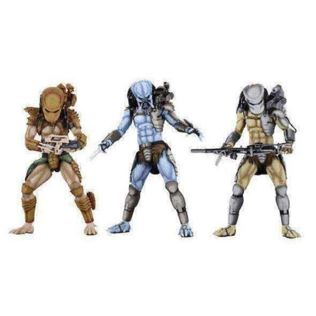 Image of Alien vs. Predator Arcade Appearance Predator Set of 3 Figures - January 2019