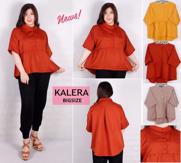 Blouse Wanita Jumbo Jual Blouse Blus Wanita Big  Size 