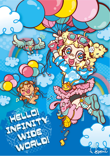 Badalii イラスト 女の子 ポップ