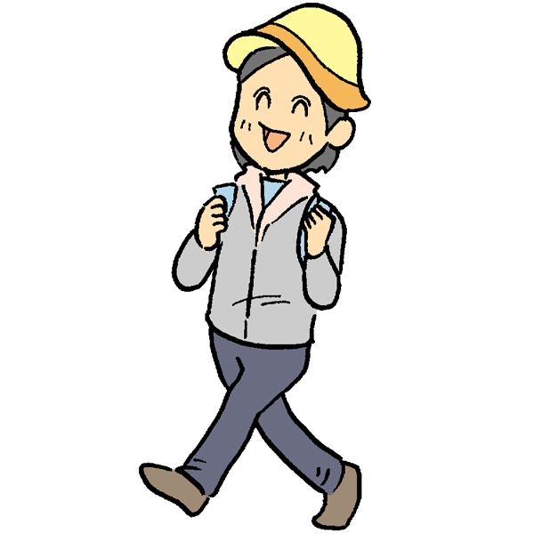 ハイキング イラスト 無料 Karepehd