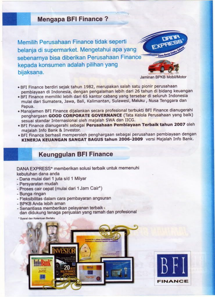 Mengapa BFI Finance