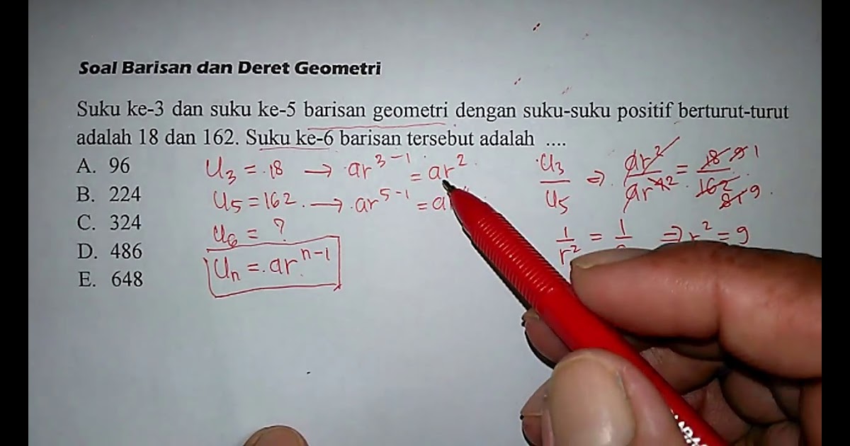 24 Contoh Soal Cerita Deret Geometri Brainly Kumpulan Contoh Soal