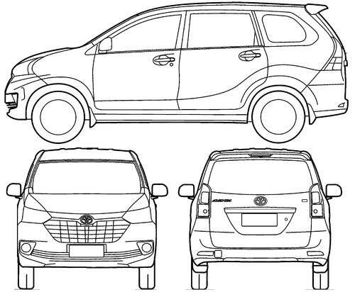 Sketsa Mobil 3d