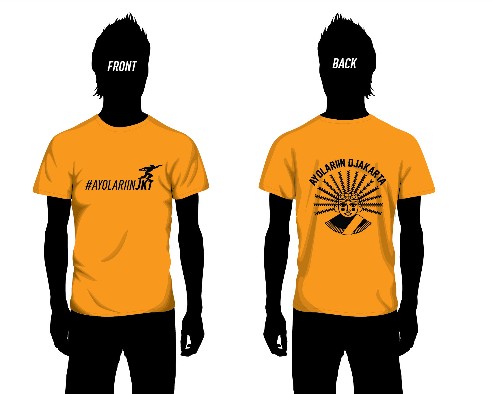 Download 82 MOCKUP KAOS 2 WARNA
