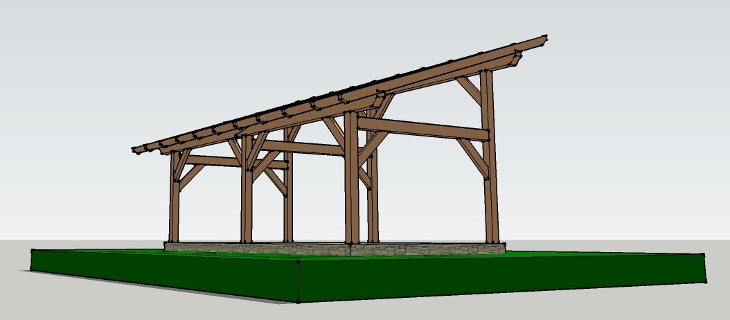 Tifany Blog: This Week Diy post and beam shed plans