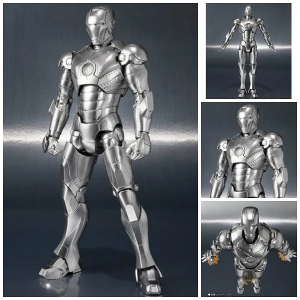IRON MAN MARK II & SET ARMADURA FIGURA 15 CM IRON MAN S.H. FIGUARTS
