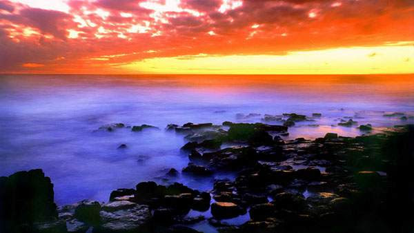 ディズニー画像ランド 驚くばかり壁紙 ハワイ 海 夕日