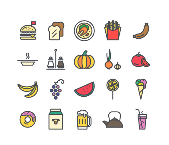かわいいディズニー画像 元の食べ物 イラスト かわいい 手書き
