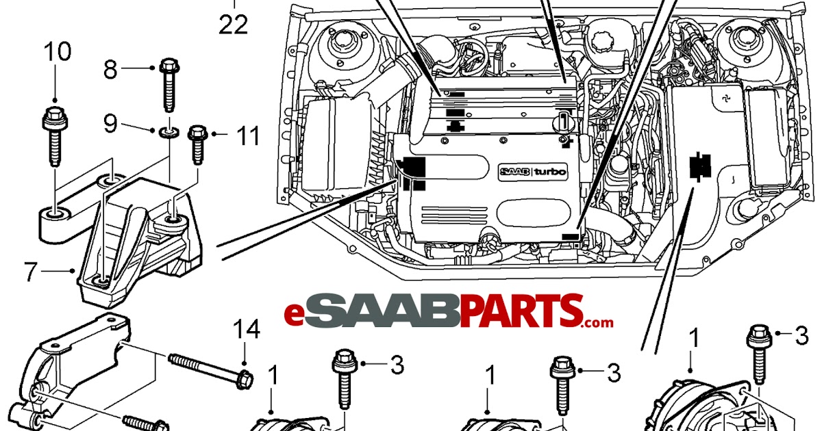 Saab 9 3 Engine Diagram - Complete Wiring Schemas