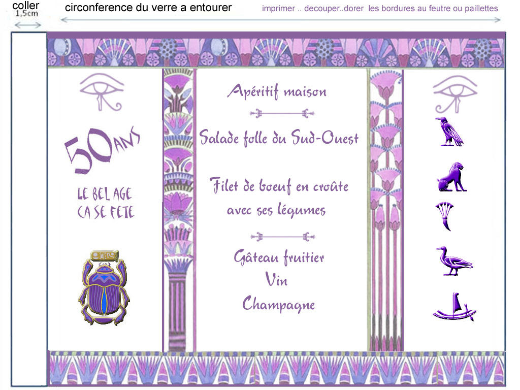 Carte Menu Pour Anniversaire Adulte Tasyafiolarara Web