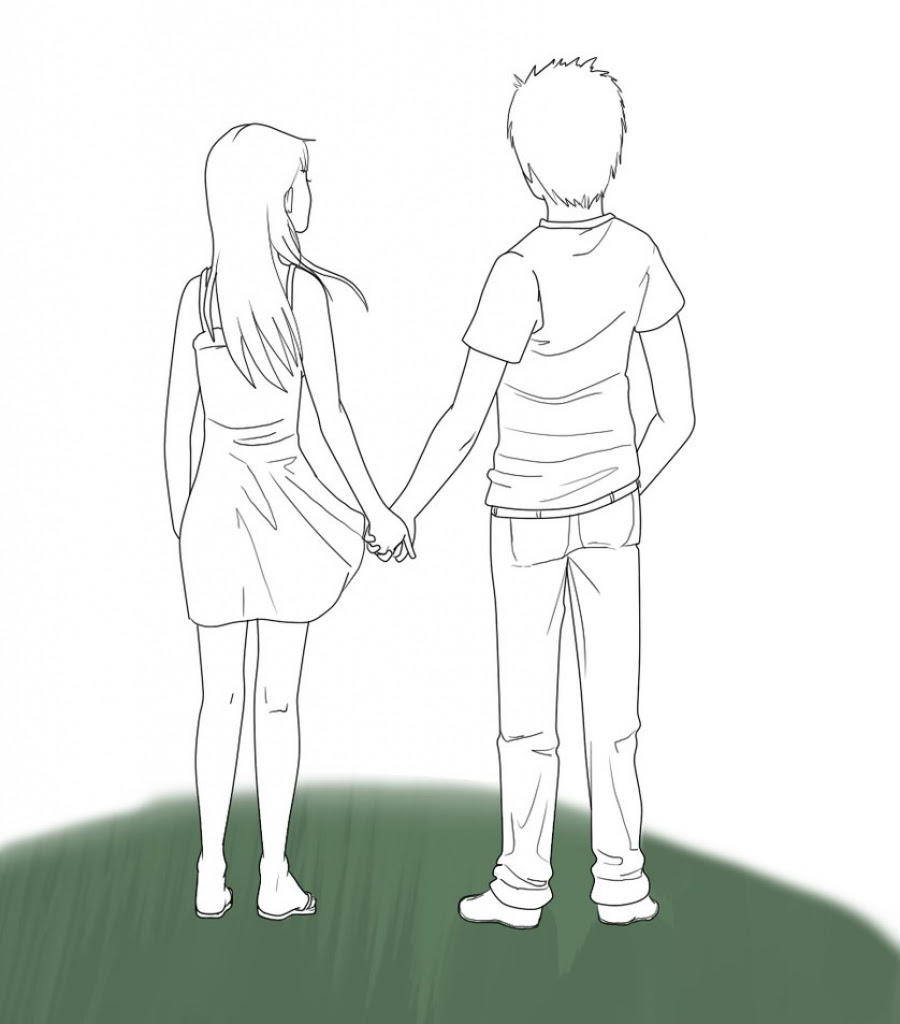 Images Of Cute Anime Girl And Boy Holding Hands