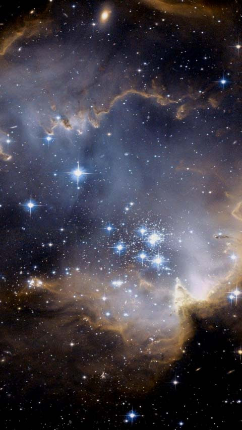 A mobile wallpaper is a computer wallpaper sized to fit a mobile device such as a mobile phone, personal digital assistant or digital audio player. Nebula Stars Wallpaper Phones Planet12sun Com Printables