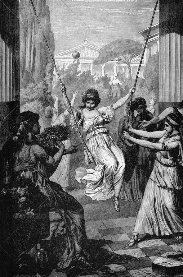 Αθλητισμός της Αρχαίας Ελληνικής Κορίτσια
