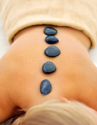 Swipe to see the original version. Hot Stone Therapy Stones Placed On A Female S Back Stock Images Page Everypixel