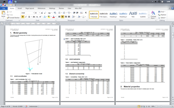 TUTORIAL ANALISA STRUKTUR FRAME 2D DENGAN SAP  2000 V 14 