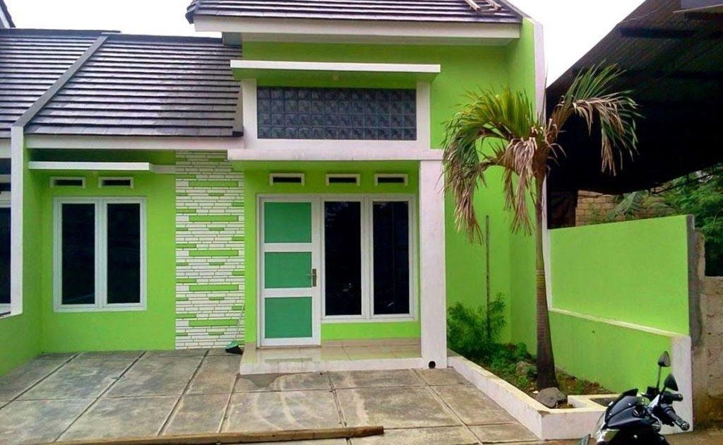  Cat  Exterior Rumah  Minimalis Warna  Hijau  Rumah  Desain