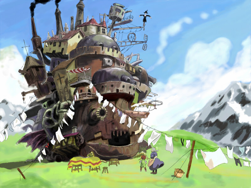 元の壁紙 イラスト ハウル の 動く 城 無料イラスト集