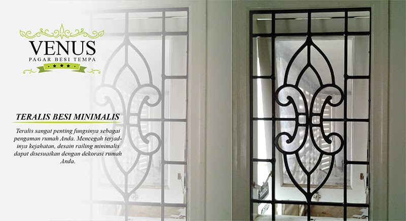  Gambar  Pintu Pagar  Teralis Besi Minimalis 