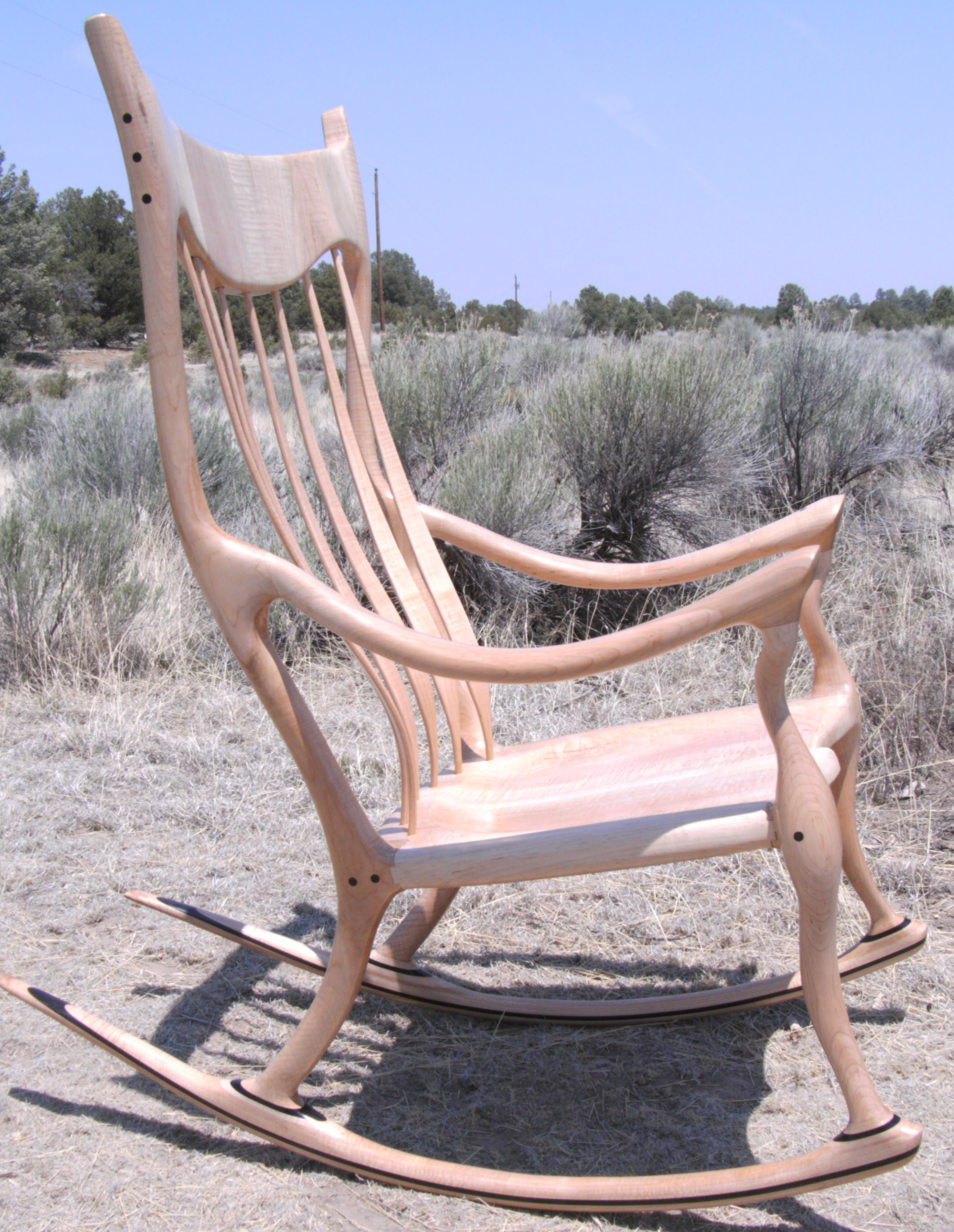 Sam maloof rocking chair plan Wood plan