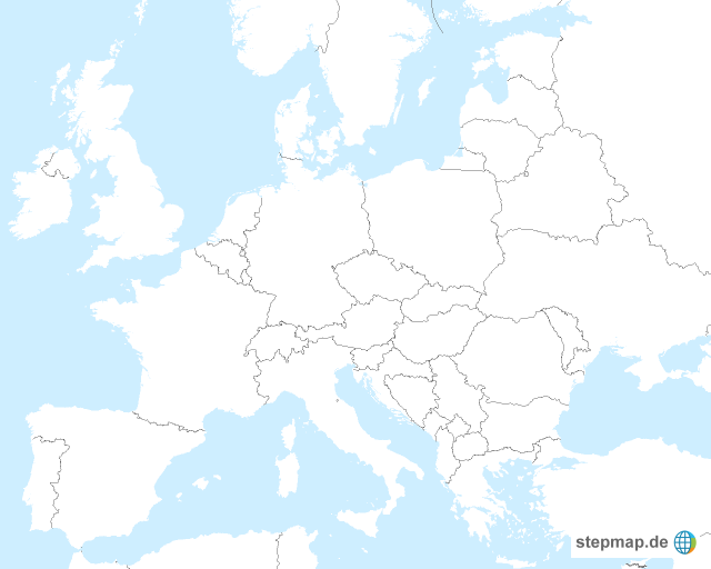 fidedivine: 25 Luxus Karte Europa Ohne Beschriftung