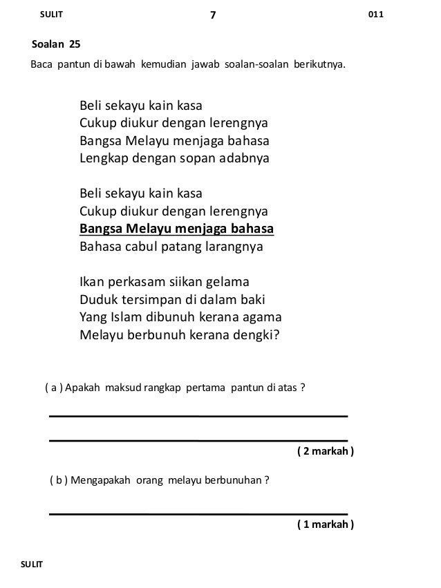 Jawab Soalan Bahasa Melayu Tahun 6 - Gambar 06