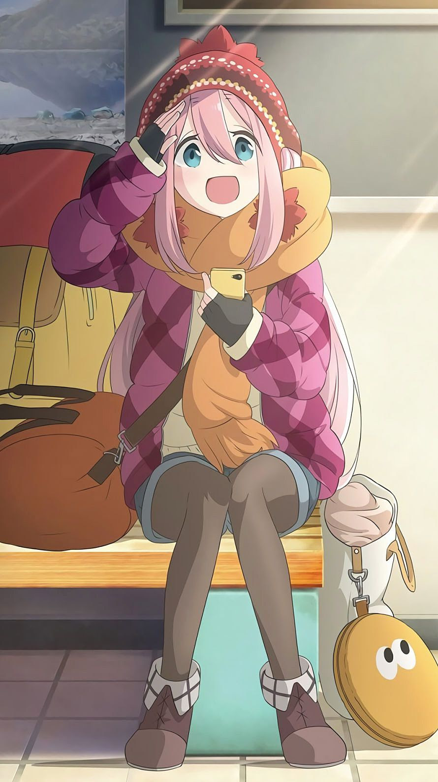 ゆるきゃん 壁紙 Kabegamiiki