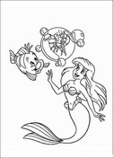 Which line leads to flounder activity pages. The Little Mermaid Coloring Pages Free Coloring Pages