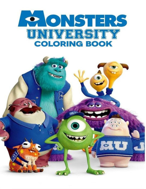 Having missed their favorite characters mike and sally, the boys will gladly start coloring pages from the cartoon monsters university. Monsters University Coloring Book Coloring Book For Kids And Adults With Fun Easy And Relaxing Coloring Pages By Linda Johnson Paperback Barnes Noble
