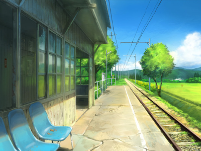 [最も共有された！ √] 風景 アニメ 夏 イラスト 綺麗 732244