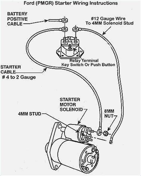 12 Volt Starter Wiring Diagram Gm | schematic and wiring ...