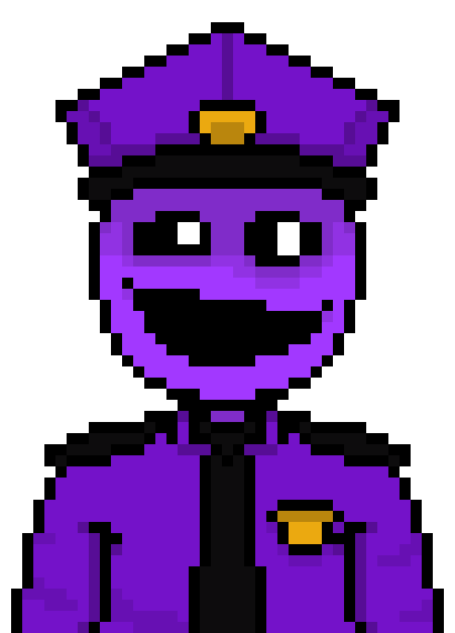 An offputting blending of purple and green hue, lights that shone much too bright and seemed to bathe the diner in a sickly. I Just Made A Sprite Sheet For Purple Guy William Afton Ceo Of Child Murders Pixel Art Maker