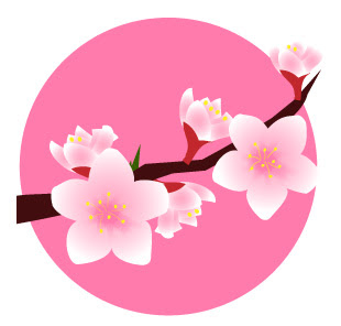 ベストひな祭り 桃の花 イラスト 最高の動物画像