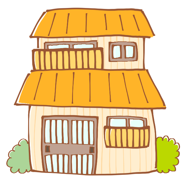 すべての動物の画像 新鮮なおうち イラスト