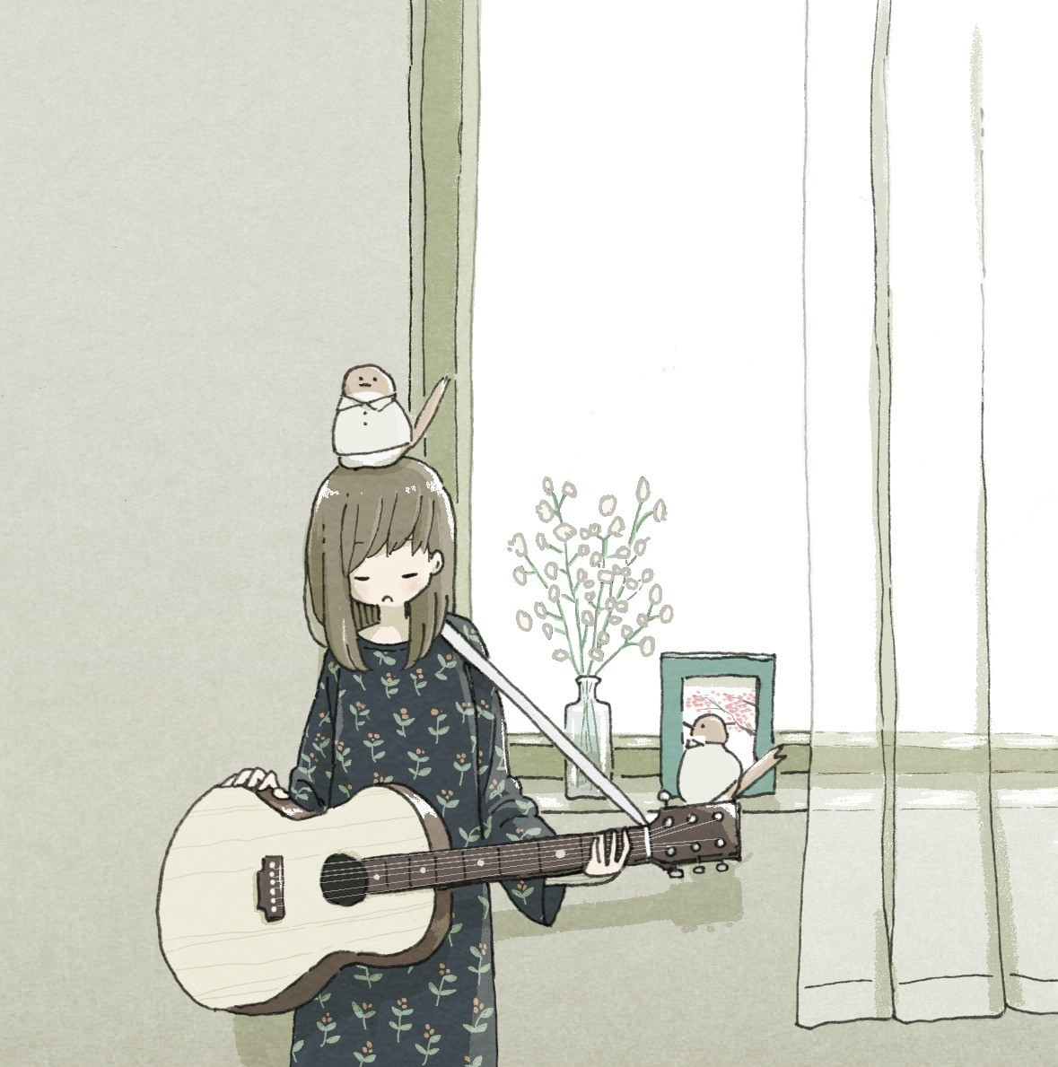 ベストコレクション ギター 女の子 イラスト おしゃれ 7494 Josspictureyxmgo